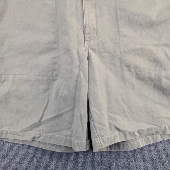 Eddie Bauer Men's Chino Shorts Green Size 40 100% Cotton Slash Pockets - Picture 7 of 10